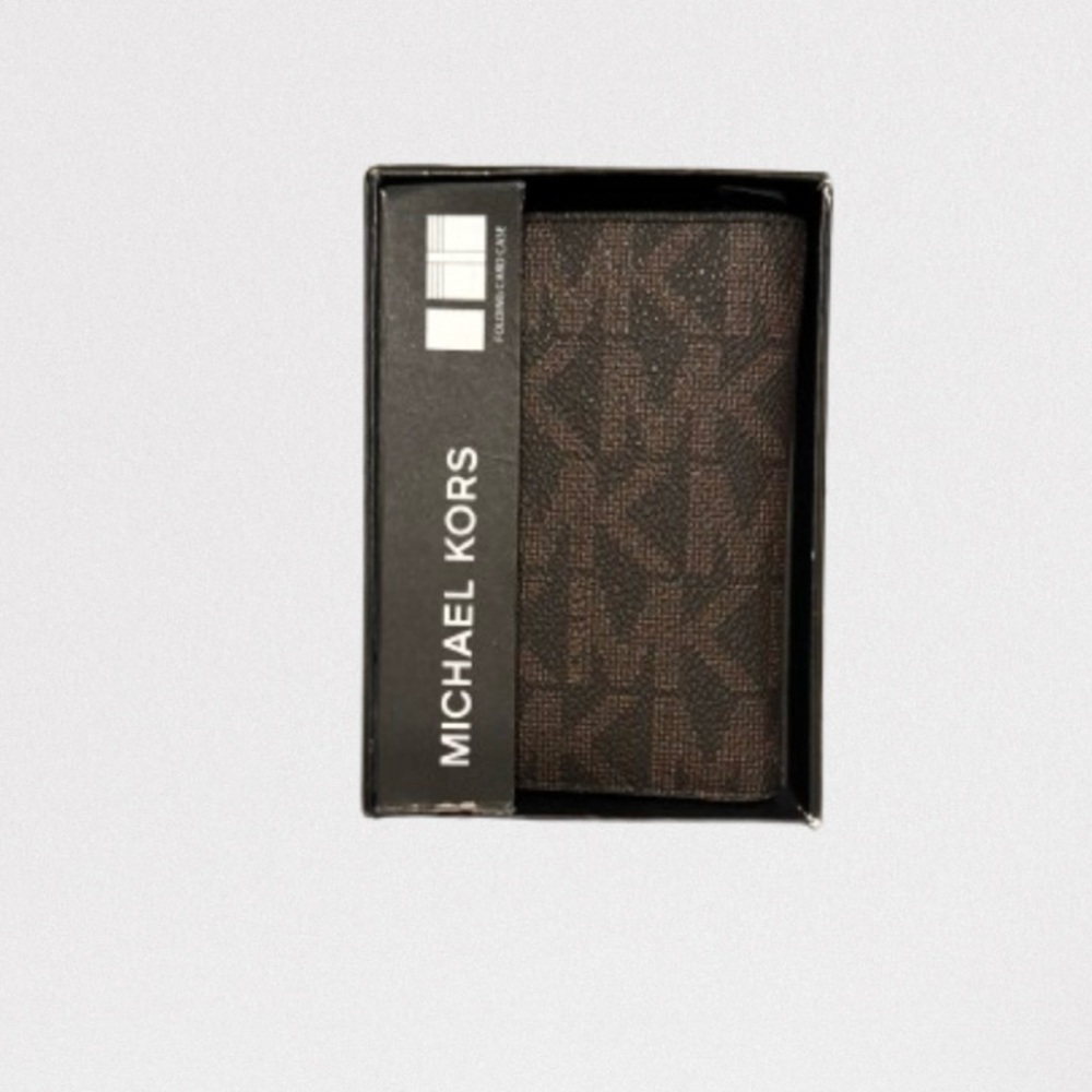 Michael Kors MK Jet Set Brown Men’s Card Wallet